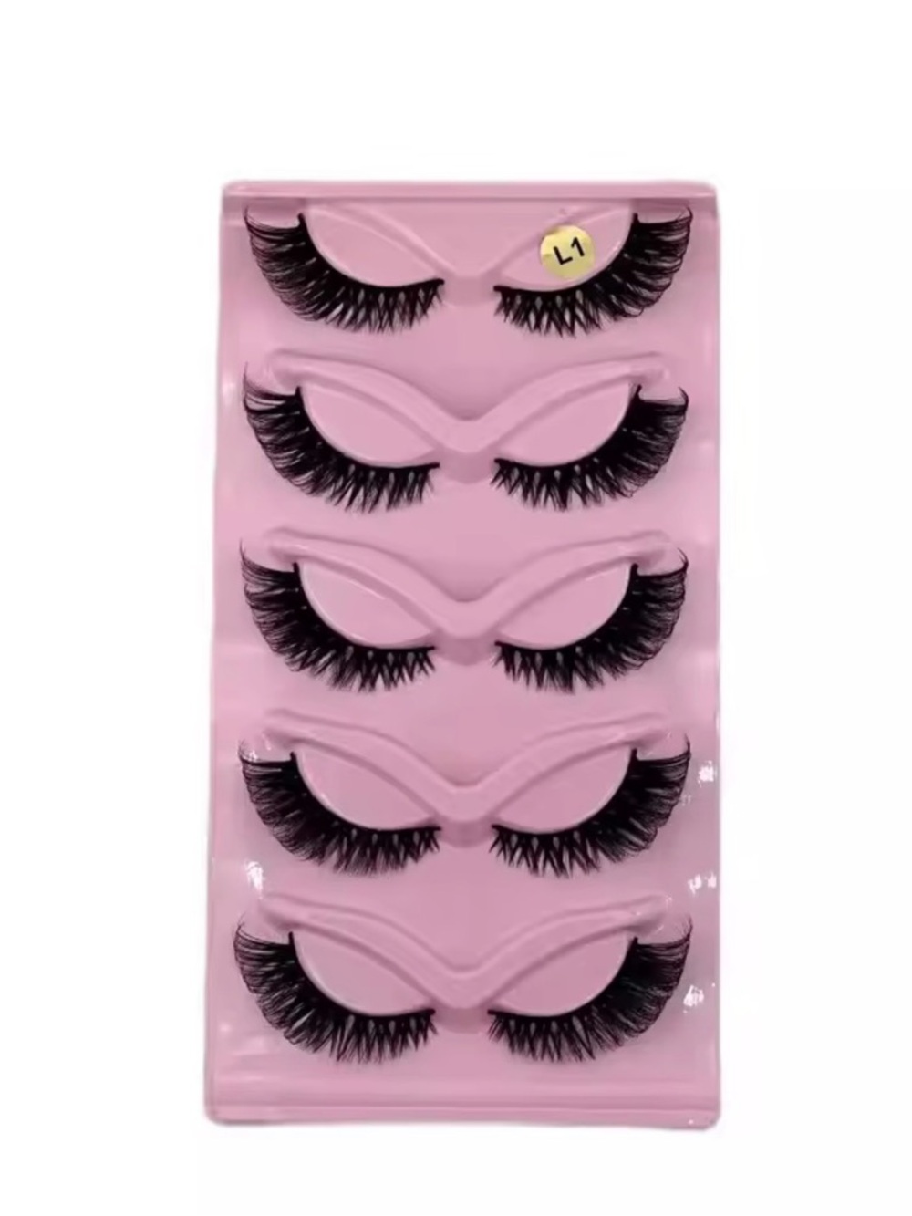 NEW 5 Pair Dramatic False Eyelashes L1 | Full Volume Glam Lashes
